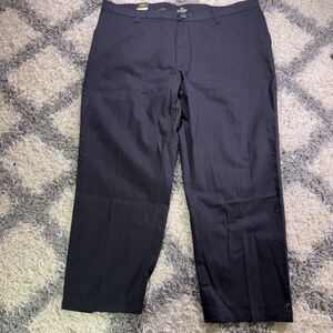 Lee Total Freedom Pants Mens 42x29 Relaxed Fit No Iron Chino Flat Front Straight